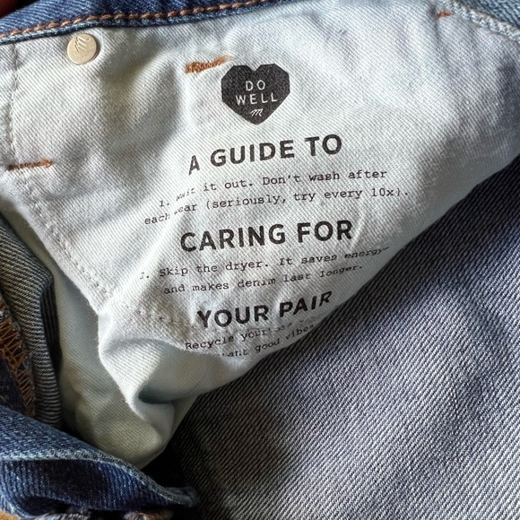 Madewell Rigid Denim A-Line Mini Skirt in Lakeline - Picture 10 of 11